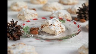 🎄Kokosanki marcepanowe  Ciasteczka kokosowe z marcepanem i migdałami  Edycja Świąteczna [upl. by Cirillo]