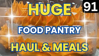 FRUGAL LIVING amp Food Pantry Haul 2024  Food Haul  FOOD BANK  Food Pantry Haul  Budget Meals [upl. by Idell]