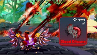 Blood Kitsune Chroma Showcase  Elemental Dungeons New Halloween Update [upl. by Akino105]