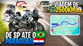 PRIMEIRA VIAGEM COM A BMW 1250 DE SÃO PAULO ATÉ O PARAGUAI 🇵🇾 CIUDAD DEL ESTE [upl. by Nanyk]