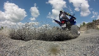 Quad Yamaha Raptor 250R Enduro cross [upl. by Lesna]