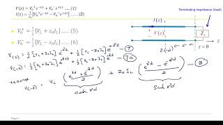 ECT 302 Input Impedance Derivation in Transmission Lines in Malayalam for KTU 2019 Scheme [upl. by Tonry]