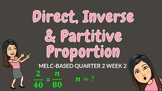 DIRECT INVERSE amp PARTITIVE PROPORTION [upl. by Terrie]