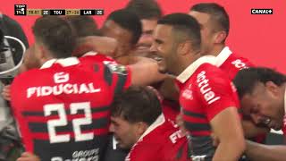 Lincroyable essai de Romain Ntamack pour offrir la victoire à Toulouse en finale du Top 14 🇨🇵 [upl. by Nelleyram]