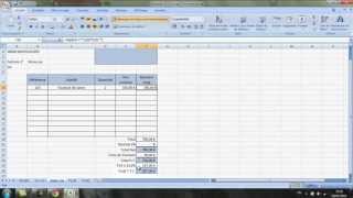 Excel 2007  Exercice sur les fonctions SI et ESTVIDE  Meubles SI  Exercice 7 [upl. by Ahsini260]