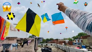 How To Catch Other Kite 🪁😍 patang kese liptaye  kite catching  kite flying [upl. by Shea]