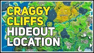 Hideout Location Fortnite Craggy Cliffs [upl. by Iggam]