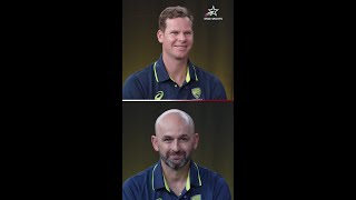 Steve Smith amp Nathan Lyon discuss the challenge of facing Anil Kumble on his Bday  AUSvINDOnStar [upl. by Llertak]