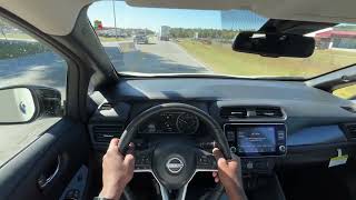 2023 Nissan Leaf SV Plus POV Test Drive [upl. by Baillieu605]