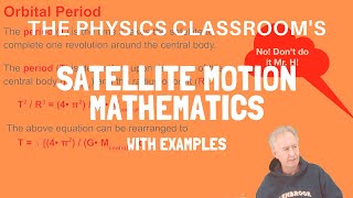 Satellite Motion Mathematics [upl. by Tanhya]