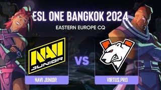 NAVI Junior проти Virtuspro  ESL One  Bangkok Eastern Europe Closed Qualifier [upl. by Yenffit]