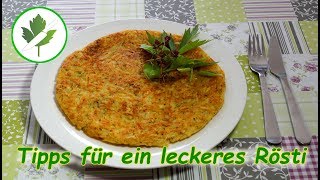 Rösti aus rohen Kartoffeln einfach selber machen [upl. by Casady]