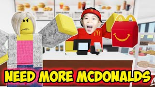 Roblox Need More McDonalds Can Kaven Make the Perfect Burger [upl. by Anwahsad]