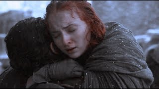 Sansa amp Jons Reunion  Game of Thrones 6x04  HD 1080p [upl. by Sadnalor790]