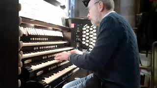 PACHELBEL Toccata in C Peter Dyke at Hereford Cathedral [upl. by Mulac815]