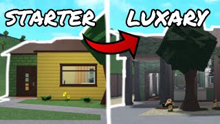 RENOVATING THE BLOXBURG STARTER HOME it turned out GREAT [upl. by Markiv946]