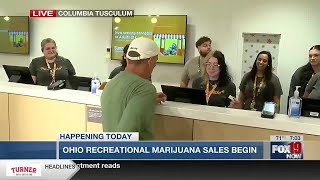 Recreational marijuana sales begin in Ohio [upl. by Hutchison]