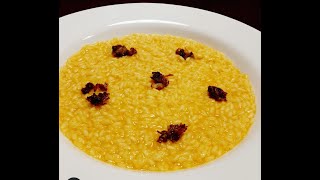 RISOTTO ALLA MILANESE con ossobuco  risotto allo zafferano con videoricetteinsieme [upl. by Maidel]