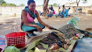 Rural African village market day in Kenya🇰🇪 Cheapest food Market in Mombasa Kenya🇰🇪 East Africa 🌍 [upl. by Annaihs462]