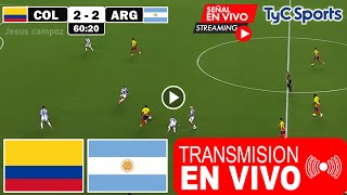 Colombia vs Argentina en vivo donde ver a que hora juega Argentina Eliminatorias Copa del Mundo [upl. by Bounds35]