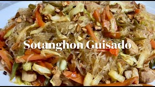 SOTANGHON GUISADO Craving for Pinoy Version of Yakisoba Satisfied [upl. by Anyr407]