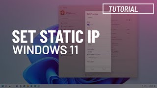 Windows 11 Set a static IP address all the ways [upl. by Lombardo]