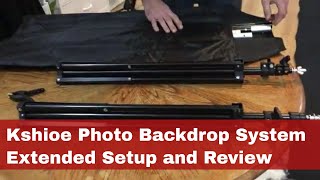 Kshioe Photo Video Backdrop System Setup and Review [upl. by Hills540]