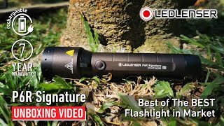 Ledlenser P6R Signature Flashlight Unboxing Video LED Lenser Ledlenser Malaysia Torch Core Work [upl. by Calva735]