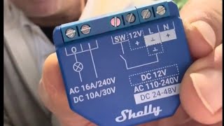 Shelly 1 Plus WiFi Switch Installation amp Setup [upl. by Anirat]