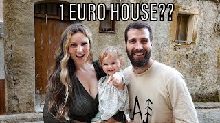 WE BOUGHT A 1 EURO HOUSE IN SICILY ITALY Ep1 [upl. by Malcah]