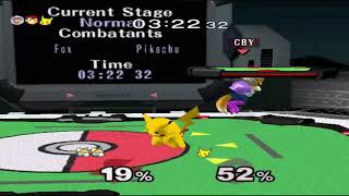 Super Smash Bros Melee AllStar Match 3 [upl. by Jarlathus495]