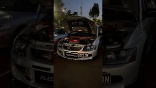 1200 HP Evo mitsubishi evolution evo car automobile cars meet lancer shorts [upl. by Aivad]