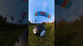 Speedwing Launch line15😎 paragliding parapente gleitschirm speedflying speedwing insta360 [upl. by Nylrahs279]