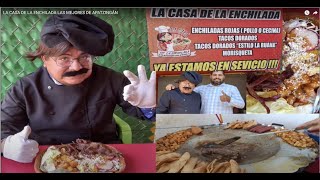 LA CASA DE LA ENCHILADA LAS MEJORES DE APATZINGÁN [upl. by Lekzehcey]