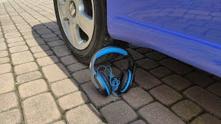 CRUSHING HEADPHONES BY CAR  Experiment [upl. by Vicky]