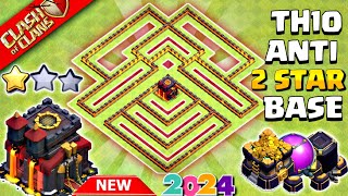 New Town hall 10Th10 Base Town hall 10Th10 FarmingTrophyPushing BaseTh10 Base Copy Link 2024 [upl. by Jo]