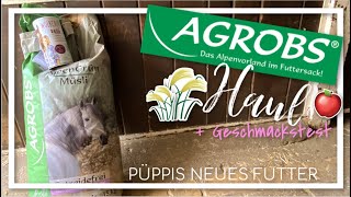 UNSER NEUES FUTTER  Agrobs Haul  Pferdefutter  Futterroutine Pferd  Futterplan  jb Horses [upl. by Jary]