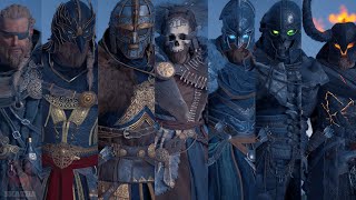 Forgotten Saga ALL ARMOR SETS Assassins Creed Valhalla [upl. by Greggory]