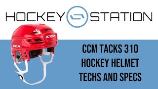 CCM Tacks 310 Helmet Techs and Specs [upl. by Suolevram613]