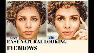 HOW DO I DO MY EYEBROWS EASY TUTORIAL [upl. by Anirtap976]