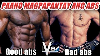 BAKIT HINDI PANTAY ANG ABS MO PAANO MABABAGO ANG ITSURA NG ABS MikeG [upl. by Jedediah]