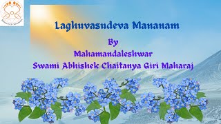 Laghuvasudeva Mananam 3 by Mahamandaleshwar Swami Abhishek Chaitanya Giri Maharaj [upl. by Marcel]