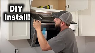 How to Install OvertheRange Microwave with Wall Vent  The Short Version [upl. by Ainsley782]