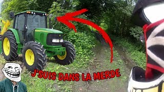 JE ME FAIS COURSER PAR UN TRACTEUR  ENDURO 125cc  Angry Guys VS Enduro [upl. by Rednasela439]