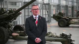 Take a look inside 104th Regiment Royal Artillery’s new gun shed delivered by RFCA for Wales [upl. by Annayak677]