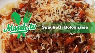 Spaghetti Bolognaise  Resep 014 [upl. by Ecnerol]