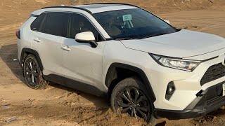 تجربة راف فور في البر دبل 2023 🔥 4WD مكينة 2000 سي سي 🪨 [upl. by Airlia]