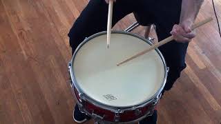 Snare drum solo snare drum march snare solo military drums [upl. by Airamat]