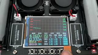 8 Channel 18650 battery capacity tester [upl. by Lennor]