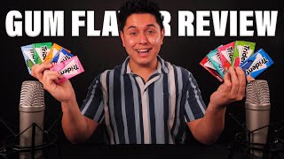 ASMR  Ranking EVERY Trident Gum Flavor  Ear to Ear Gum Chewing [upl. by Ekal]